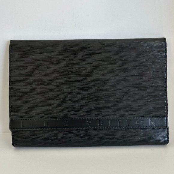 LV Extra Large Epi Clutch Document - Picture 1 of 8